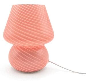LED stolní lampička růžová