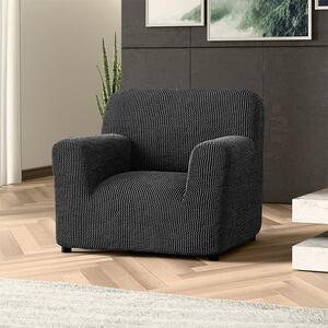 Bielastické potahy COSTINA antracit křeslo (š. 60 - 110 cm)