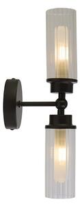 Searchlight 29982BK - Nástěnné svítidlo IMPERIAL 2xG9/33W/230V černá