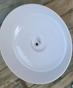 Bílé závěsné kovové retro světlo Loreto white - Ø 62 *43 cm / E27