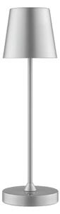 Brilliant - LED Stm nab dotyk stolní lampa ELORA LED/2,5W/5V 2700K IP44 stříbrná