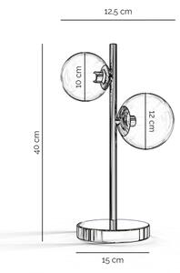 ONLI - Stolní lampa KIMBERLY 2xG9/6W/230V 40 cm lesklý chrom