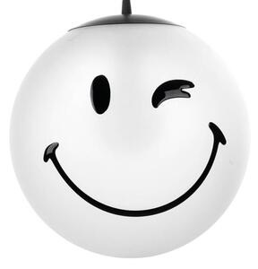 ONLI - Dětský lustr na lanku SMILEY 1xE27/15W/230V bílá
