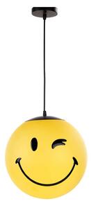 ONLI - Dětský lustr na lanku SMILEY 1xE27/15W/230V žlutá