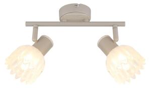 Globo 54317-2 - Bodové svítidlo PLANTA 2xE14/40W/230V