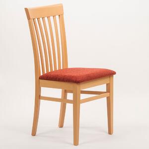 Stima Židle K2 s čalouněným sedákem Odstín: Olše, Látky: MIRON terracotta 22