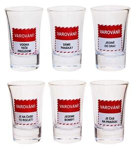 Sada 6 odlivek VAROVÁNÍ 40 ml