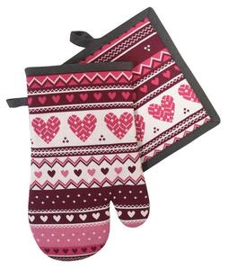Kuchyňská chňapka a podložka VALENTINES