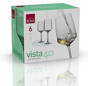 Rona Sklenice na víno Vista 400 ml 6 ks
