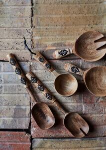 Dřevěný salátový příbor Mango Wood Ratan
