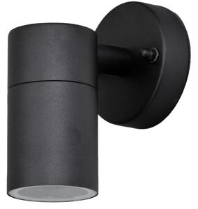 Prémiové venkovní nástěnné bodové svítidlo Peka na 1 žárovku GU10, černé