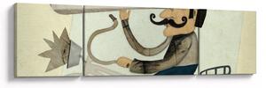Astronom na kole (170x50 cm)
