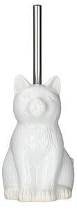 Toaletní kartáč CAT, barva bílá, Wenko