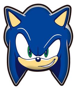 Tvarovaný polštářek Sonic