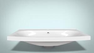 Kingsbath Stellantis White 80 koupelnová skříňka s umyvadlem