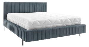 Čalouněná postel PLIO, 140x200, velvetmat 100