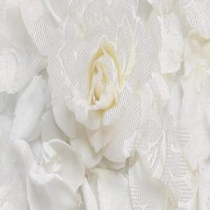 Ozdobný paraván Bílé květy Příroda - 110x170 cm, třídílný, klasický paraván