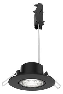Zapuštěné bodové svítidlo Cilantro Step 5W, 90lm/W, 2700K, černá