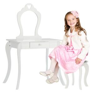 Dětský toaletní stolek FAIRY DREAM bílý PHO0397