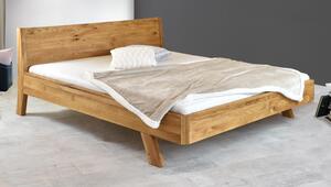 Dubová postel z masivu , marina 140 x 200 cm