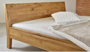 Dubová postel z masivu , marina 140 x 200 cm
