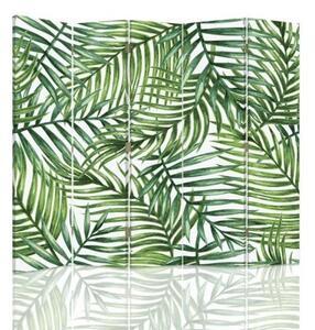 Ozdobný paraván Zelená zeleň příroda - 180x170 cm, pětidílný, klasický paraván