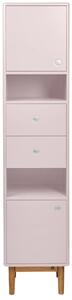 Růžová lakovaná koupelnová skříňka Tom Tailor Color Bath 158 x 40 cm