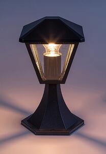 RABALUX Venkovní stojací hliníková lampa PARAVENTO, 1xE27, 40W, 29cm, černá 007148