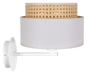 Duolla Nástěnná lampa BOHO 1xE27/15W/230V krémová/bílá/ratan DU89774