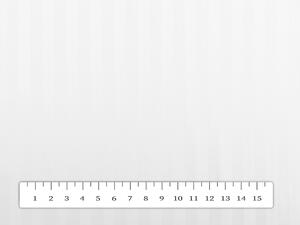 Biante Damaškový běhoun na stůl Atlas Gradl DM-015 Bílý - proužky 8 mm 20x120 cm