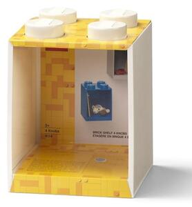 Lego® Bílá nástěnná police LEGO® Storage 21 x 16 cm