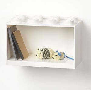 Lego® Bílá nástěnná police LEGO® Storage 21 x 32 cm