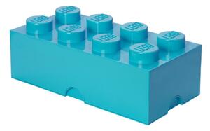Azurově modrý úložný box LEGO® Smart 25 x 50 cm