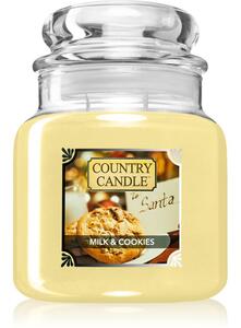 Country Candle Milk & Cookies vonná svíčka 453 g