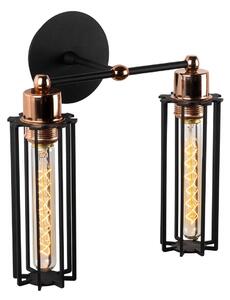 Opviq Nástěnná lampa Likya II černá