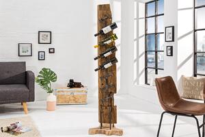 Regál na víno BARAKUDA 140 cm – přírodní