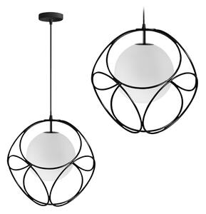 TooLight Závěsná lampa LA BELLE V černá/bílá
