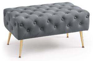 Ak furniture Taburet Madrid grafitový