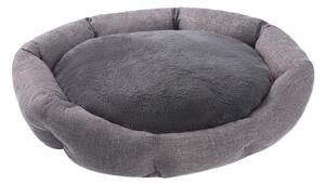 Petstuff Pelíšek pro psa Octagon, 50 x 57 x 13 cm, šedý