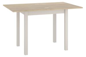 Rozkládací jídelní stůl FLIP 80(160)X80 cm, dub Cremona Torro/kašmír