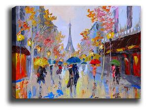 Wallity Obraz na plátně Rainy alley 50x70 cm