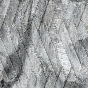 Ozdobný paraván, Klid šedi - 145x170 cm, čtyřdílný, klasický paraván