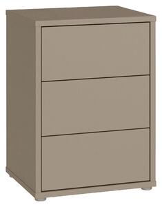 NOČNÍ STOLEK, šedohnědá, 50/69/42 cm Carryhome - Online Only noční stolky, Online Only