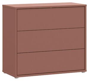 KOMODA, terracotta, 95/83/42 cm Carryhome - Online Only noční stolky, Online Only