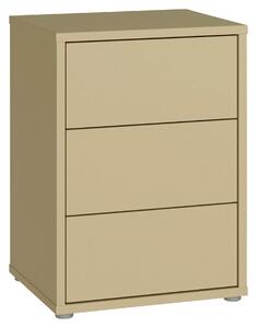 NOČNÍ STOLEK, světle žlutá, 50/69/42 cm Carryhome - Online Only noční stolky, Online Only
