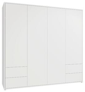 ŠATNÍ SKŘÍŇ S OTOČNÝMI DVEŘMI, bílá, 224/214/60 cm Carryhome - Šatní skříně, Online Only
