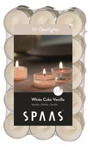 Čajové svíčky vonné CLEAR 30ks vanilka