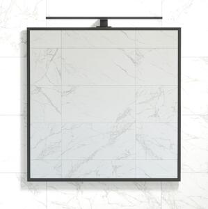 BATH DELUXE 01-080-05-02-00 - Koupelnové zrcadlo BORGSTED 80x80 cm černá