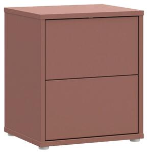 NOČNÍ STOLEK, terracotta, 50/58/42 cm Carryhome - Online Only noční stolky, Online Only