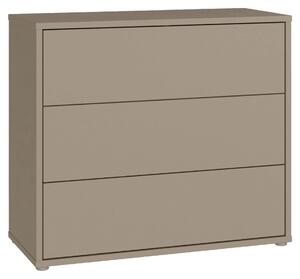 KOMODA, šedohnědá, 95/83/42 cm Carryhome - Online Only noční stolky, Online Only
